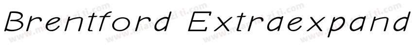 Brentford ExtraexpandedRegular字体转换